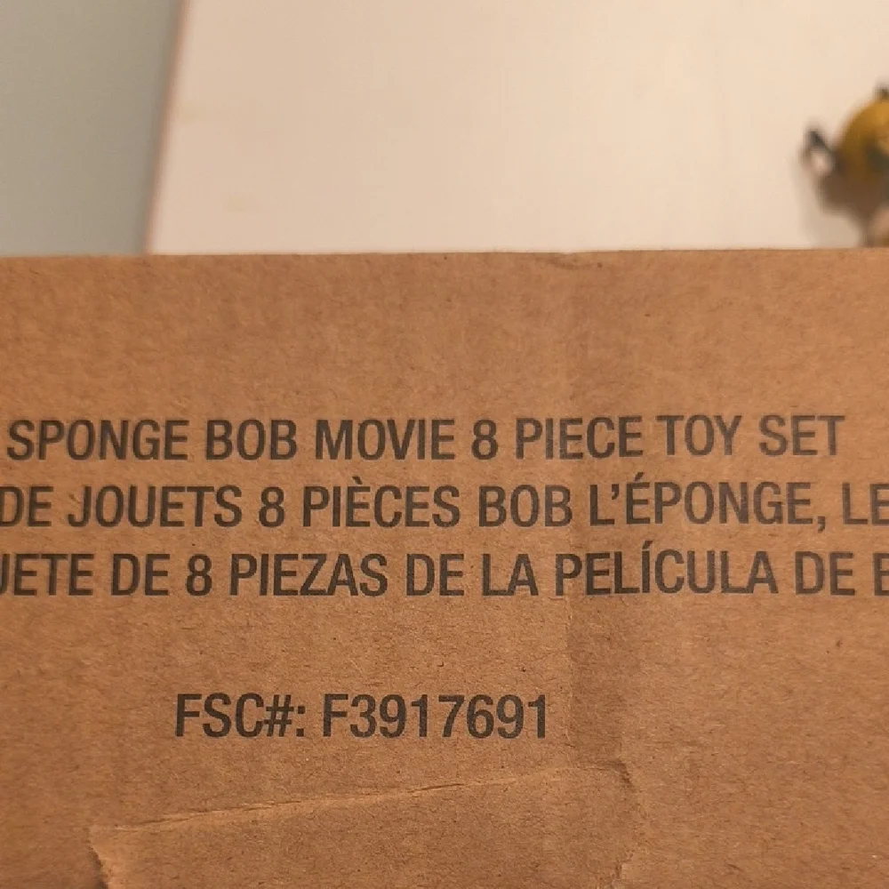 SpongeBob SquarePants Movie 7 Piece Toy Set
